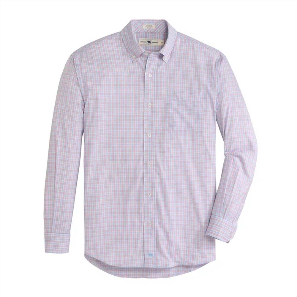 NEW ONWARD RESERVE men's venice classic fit performance shirt in sea pink